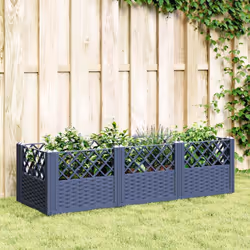 Plantez vos légumes, vos herbes aromatiques ou tout simplement des fleurs décoratives dans cette jardinière pratique et durab ...