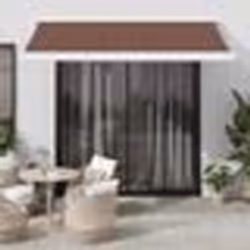 vidaXL Auvent rétractable automatique marron 300x250 cm