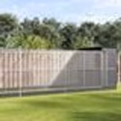vidaXL Volière avec extension argenté 1037x203x216 cm acier