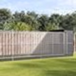 vidaXL Volière avec extension argenté 1244x203x216 cm acier