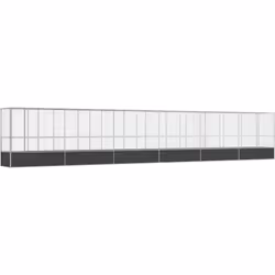 Cette volière avec extension offre un grand endroit confortable pour que vos oiseaux volent et jouent en toute sécurité. Cadr ...