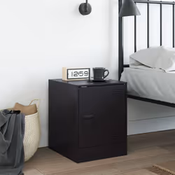 VidaXL 841607 Table de nuit et table de chevet Noir
