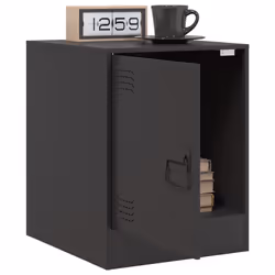 VidaXL 841607 Table de nuit et table de chevet Noir - Vue supplémentaire 5