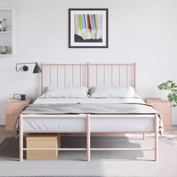 VidaXL 841610 Table de nuit et table de chevet Rose