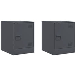 VidaXL 841612 Table de nuit et table de chevet Anthracite