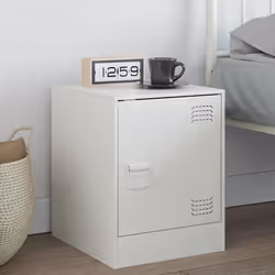 VidaXL 841617 Table de nuit et table de chevet Blanc