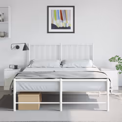 VidaXL 841618 Table de nuit et table de chevet Blanc