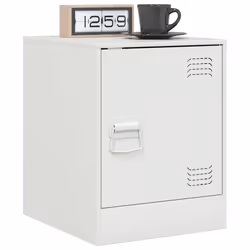 VidaXL 841618 Table de nuit et table de chevet Blanc