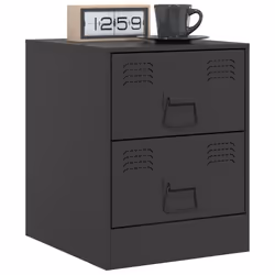 VidaXL 841620 Table de nuit et table de chevet Noir - Vue supplémentaire 4