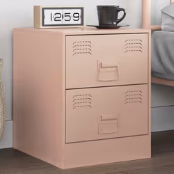 VidaXL 841621 Table de nuit et table de chevet Rose