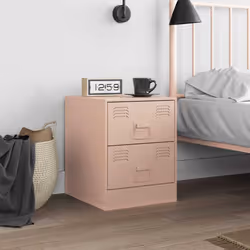 VidaXL 841621 Table de nuit et table de chevet Rose