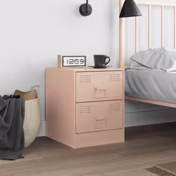 VidaXL 841622 Table de nuit et table de chevet Rose