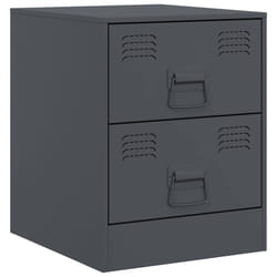 VidaXL 841623 Table de nuit et table de chevet Anthracite