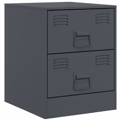 VidaXL 841624 Table de nuit et table de chevet Anthracite - Vue supplémentaire 6