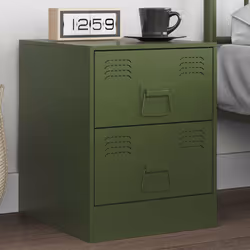 VidaXL 841627 Table de nuit et table de chevet Vert