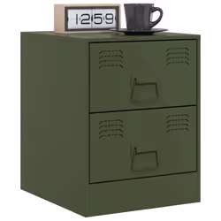 VidaXL 841628 Table de nuit et table de chevet Vert - Vue supplémentaire 4