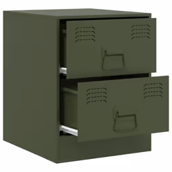 VidaXL 841628 Table de nuit et table de chevet Vert - Vue supplémentaire 7