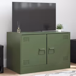 Ce meuble de télévision robuste est certainement conçu pour être un point de mire de votre pièce avec un design tendance mais ...