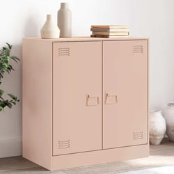 Vidaxl - Buffet rose 67x39x73 cm acier