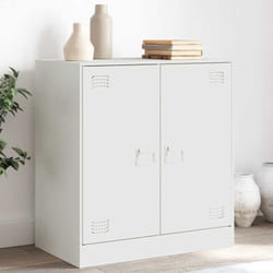 Buffet blanc 67x39x73 cm acier Vidaxl
