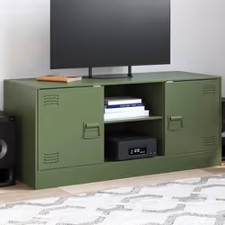 Ce meuble de télévision robuste est certainement conçu pour être un point de mire de votre pièce avec un design tendance mais ...