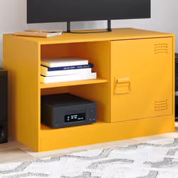 Ce meuble de télévision robuste est certainement conçu pour être un point de mire de votre pièce avec un design tendance mais ...