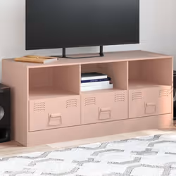 Ce meuble de télévision robuste est certainement conçu pour être un point de mire de votre pièce avec un design tendance mais ...