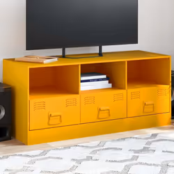 Ce meuble de télévision robuste est certainement conçu pour être un point de mire de votre pièce avec un design tendance mais ...