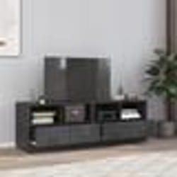 vidaXL Meubles TV 2 pcs anthracite 67x39x44 cm acier