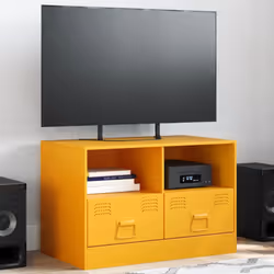 Ce meuble de télévision robuste est certainement conçu pour être un point de mire de votre pièce avec un design tendance mais ...