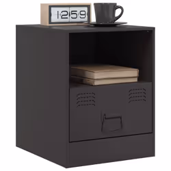 VidaXL 841751 Table de nuit et table de chevet Noir - Vue supplémentaire 4