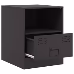 VidaXL 841751 Table de nuit et table de chevet Noir - Vue supplémentaire 7