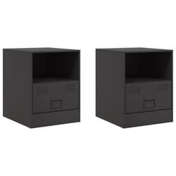 VidaXL 841752 Table de nuit et table de chevet Noir