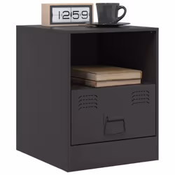 VidaXL 841752 Table de nuit et table de chevet Noir