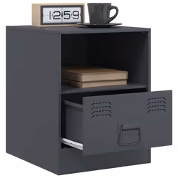 VidaXL 841756 Table de nuit et table de chevet Anthracite - Vue supplémentaire 4