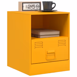 VidaXL 841758 Table de nuit et table de chevet Jaune