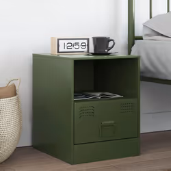 VidaXL 841759 Table de nuit et table de chevet Olive