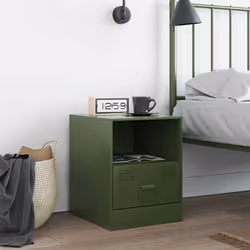 VidaXL 841759 Table de nuit et table de chevet Olive