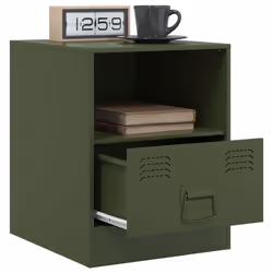 VidaXL 841760 Table de nuit et table de chevet Olive - Vue supplémentaire 5