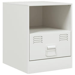 VidaXL 841761 Table de nuit et table de chevet Blanc