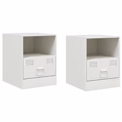 VidaXL 841762, Blanc, Acier, 345 mm, 390 mm, 440 mm, 2 pièce(s)