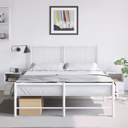 VidaXL 841762 Table de nuit et table de chevet Blanc
