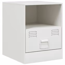 VidaXL 841762 Table de nuit et table de chevet Blanc - Vue supplémentaire 6