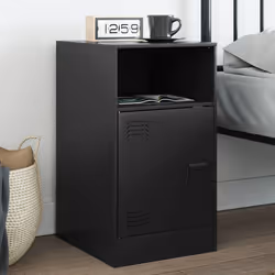 VidaXL 841763 Table de nuit et table de chevet Noir