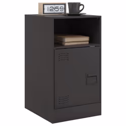 VidaXL 841763 Table de nuit et table de chevet Noir - Vue supplémentaire 5