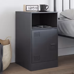 VidaXL 841767 Table de nuit et table de chevet Anthracite