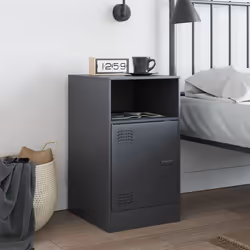 VidaXL 841767 Table de nuit et table de chevet Anthracite