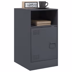 VidaXL 841767 Table de nuit et table de chevet Anthracite - Vue supplémentaire 4