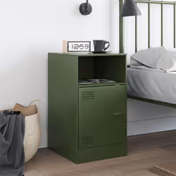 VidaXL 841771 Table de nuit et table de chevet Olive