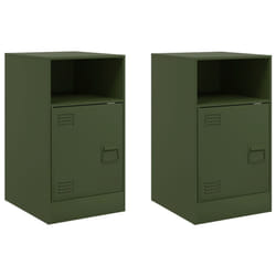VidaXL 841772 Table de nuit et table de chevet Olive